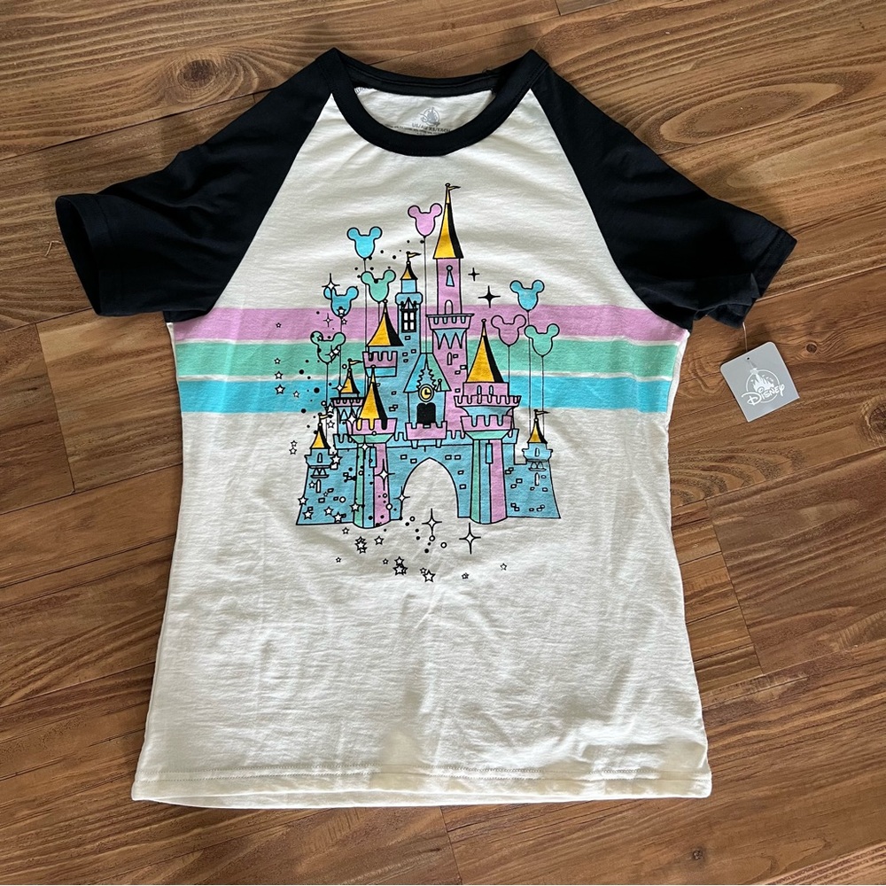 NWT Disneyland Castle Shirt sz XS